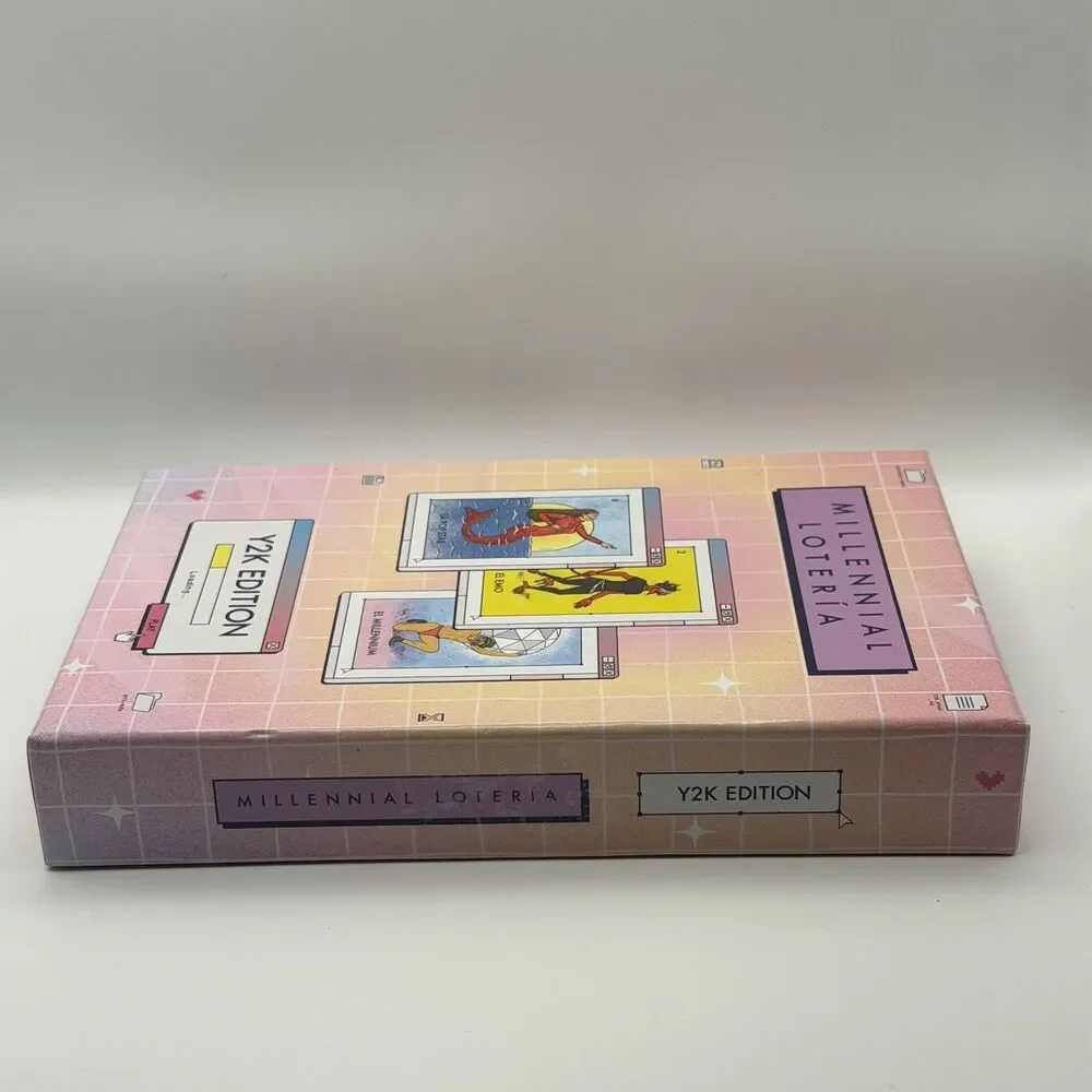 Millennial Loteria Y2K Edition Board Game 2-10 Players Used Includes Most Pieces
